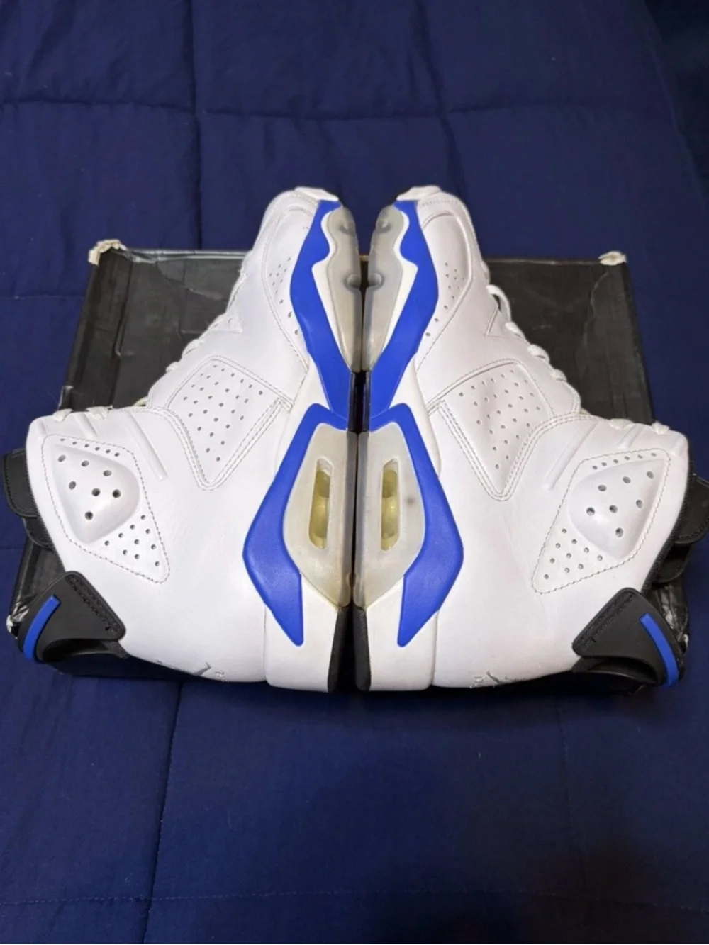 Jordan 6 Retro Sport Blue 2014 Size 12